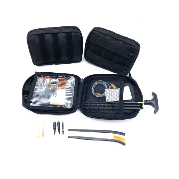 Universal Gun Cleaning Kit sa Deluxe Tactical Pouch